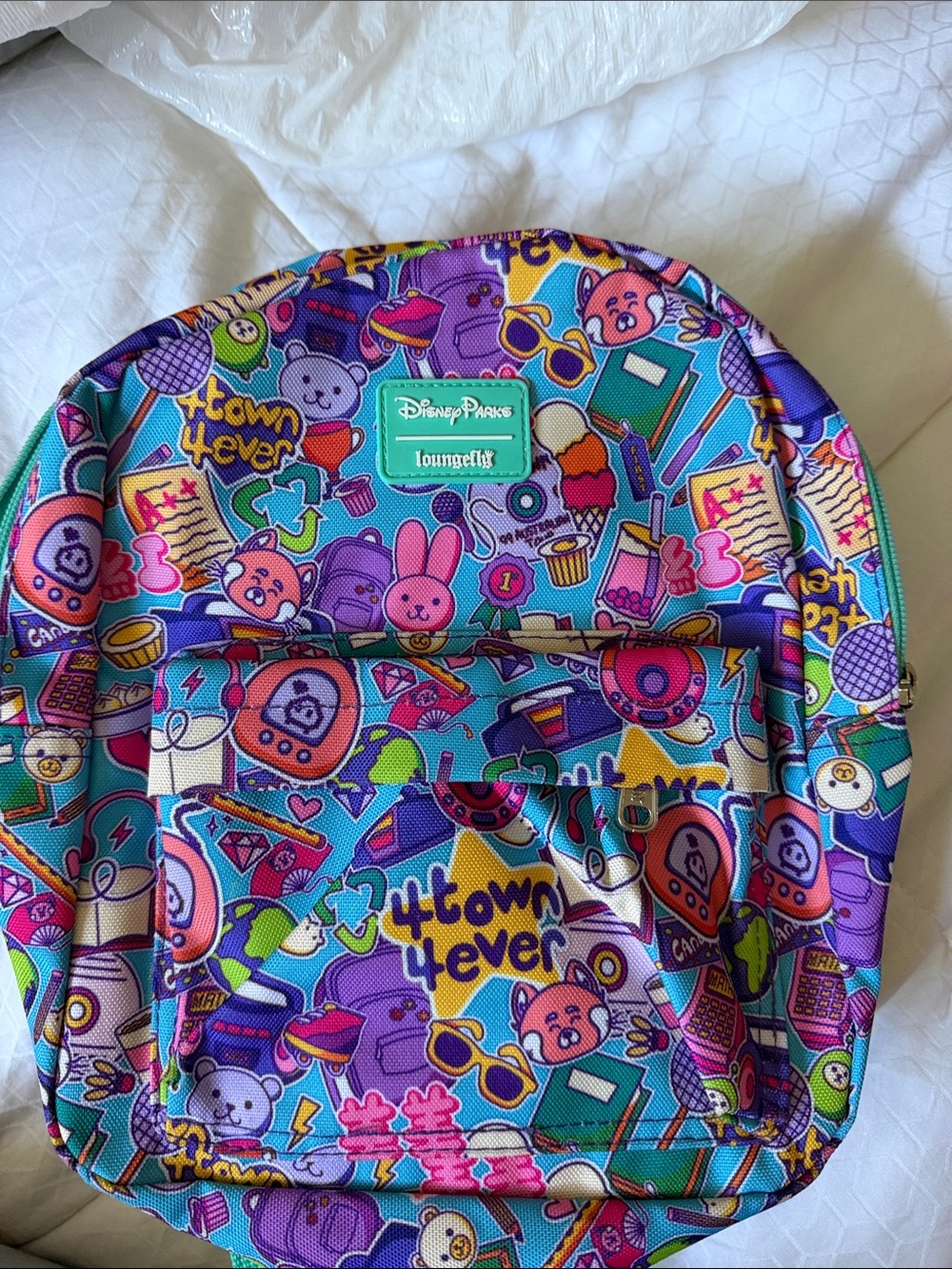 Loungefly Kids Backpack Teal Purple Pink Multicolor